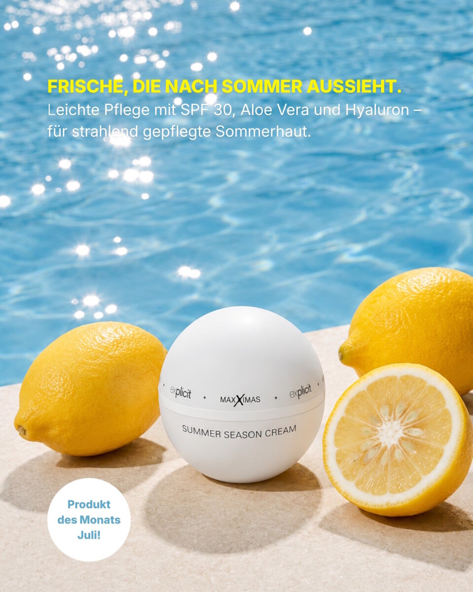 leichte Pflege mit SPF 30